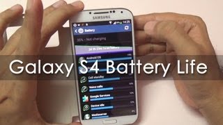 Samsung Galaxy S4 Battery Life  Geekyranjit [upl. by Nonad]