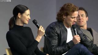 Meet The Cast Outlander Refinery 29 at Apple Store RUS SUB [upl. by Pathe]