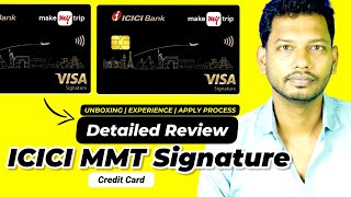 ICICI MMT Signature Credit Card Review Unboxing Apply Benefits  Free Lounge amp Spa  Is Worth It [upl. by Jon252]