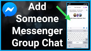 How To Add Someone To Facebook Messenger Group Chat [upl. by Annhej303]