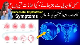 Successful Implantation Symptoms Pregnant Hone Ki Nishani ImplantationTips Pregno [upl. by Liddie]