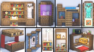 Minecraft 20 Interior Decorations Ideas and Design [upl. by Honebein]