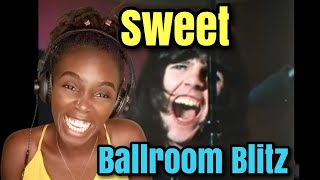 Sweet  The Ballroom Blitz  DiscoPromo Clip 27101973 OFFICIAL  REACTION [upl. by Ajiram]