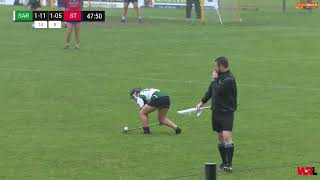 2024 1027 Sarsfields v St Thomas Galway Senior A Camogie Final Highlights [upl. by Anaoj530]