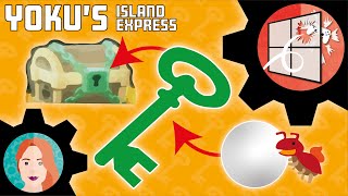 Yokus Island Express  How to get GREEN KEY to Open Locked Treasure Chest in Temple [upl. by Auberbach]