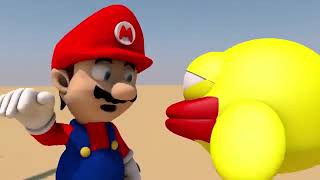 Flappy Bird meets mario 3D animation [upl. by Euqinor632]