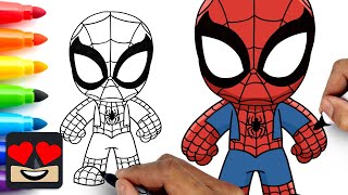 How To Draw Spider Man [upl. by Nrubyar]