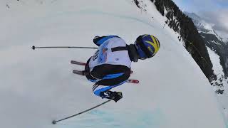 Inferno Rennen 2023 Ski Race  Mürren Switzerland  Insta360 [upl. by Alexandria]