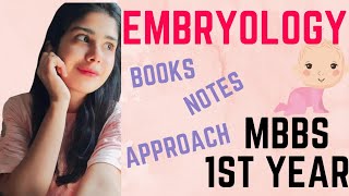 How to study Embryology👶 in 1st year Books📚 Right approach🚸 notes📝 and more😉 [upl. by Beghtol]