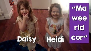 Daisy and Heidi recite quotMa Wee Rid Corquot [upl. by Phippen]