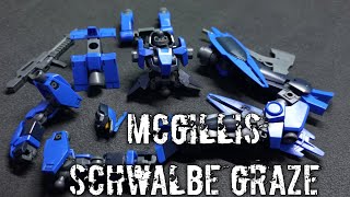 Mcgillis Schwalbe Graze HG Build  Gundam Mcgillis Schwalbe Graze Unboxing [upl. by Fahland557]