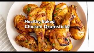 Healthy Baked Chicken Drumsticks [upl. by Molini]