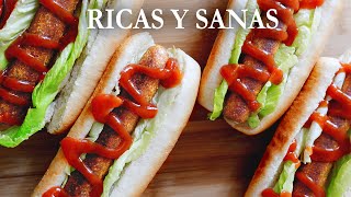 Hacer Salchichas Veganas Sin Gluten Sin Plástico  Fáciles y Sanas ASMR [upl. by Mercado]