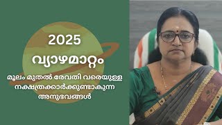 2025 മെയ് 14 വ്യാഴമാറ്റം  മൂലം മുതൽ രേവതി വരെയുള്ള നക്ഷത്രക്കാർക്കുണ്ടാകുന്ന അനുഭവങ്ങൾ [upl. by Lail62]