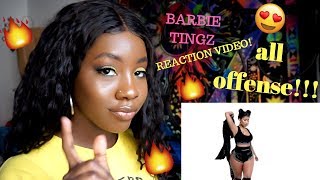 NICKI MINAJ BARBIE TINGZ REACTION VIDEO OFFICIAL MUSIC VIDEO [upl. by Ester717]