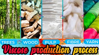 Viscose Rayon Manufacturing Process Properties and Uses [upl. by Jillene]