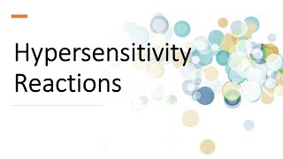 Hypersensitivity Reactions [upl. by Lledraw]