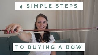 4 Simple Steps To Buying A Violin Bow [upl. by Airdnazxela]