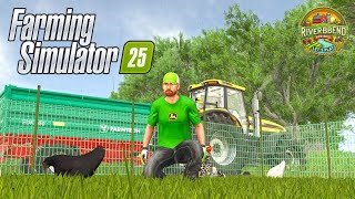 Big Wheat Harvest and Farm Expansion  Farming Simulator 25  Riverbend Spring Lets Play EP 6 [upl. by Marta750]