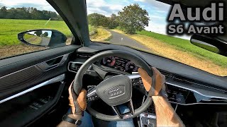 2022 Audi S6 Avant  POV test drive [upl. by Hephzibah556]