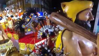 Desfile da Escola de Samba Aliança 2016  Campeã do Carnaval de Joaçaba SC Drone [upl. by Nivan]