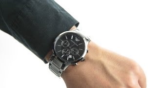 Emporio Armani Chrono Watch AR2434 [upl. by Eiramanel653]