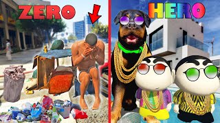 GTA 5  Shinchan amp Pinchan Become Hero BUT Franklin Become Zero in GTA 5  GTA 5 mods [upl. by Katheryn]