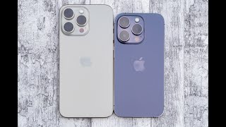 IPHONE 15 PRO MAX VS IPHONE 14 PRO [upl. by Yruama]