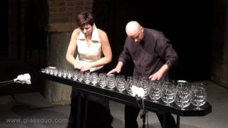 J S Bach  Toccata and Fugue in D minor on the glass harp музыкальные бокалы [upl. by Assetak]