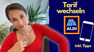 WIE BUCHE ICH EINEN TARIF AUF ALDI TALK  Tarifwechsel [upl. by Dranyar]