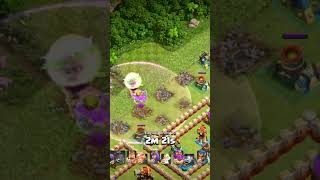 Overpowered grand warden fireball 🔥🤩  shorts clashofclans [upl. by Assiralk]