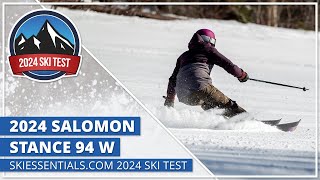 2024 Salomon Stance 94 W  SkiEssentialscom Ski Test [upl. by Eatnuahs]