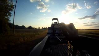 F350 Dually hauling D5G Dozer [upl. by Adnopoz]