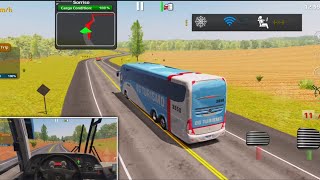 World Bus Driving Simulator Gameplay  Realistic Bus Driving Game [upl. by Strain988]