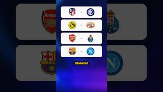 Prono BARCA vs NAPLES et tous les 18 retour de LDC ✅🏆 foot football shorts [upl. by Etat]