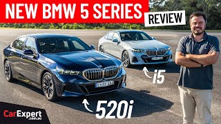 2024 BMW 5 Seriesi5 G60 review inc 0100 amp braking [upl. by Cindee]