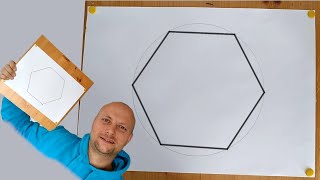 Tutorial  Anleitung  ein Sechseck zeichnen  Hexagramm konstruieren [upl. by Schechter440]