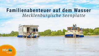 FamilienUrlaub auf dem Hausboot in der Seenplatte für die Großen Mittleren und Kleinen [upl. by Alegre]