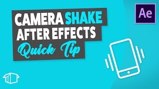 Add Camera Shake to video  After Effects Quick Tip Tutorial [upl. by Ayel]