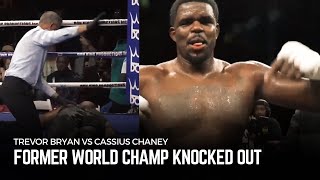 HUGE KO  Trevor Bryan vs Cassius Chaney  Full Knockout [upl. by Amat]