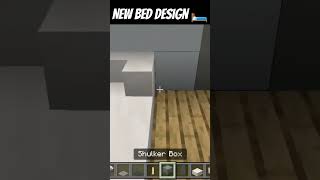 Minecraft new bed design shorts minecraft ytshorts gaming [upl. by Aleakim3]