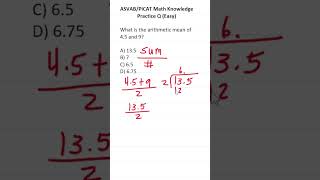 ASVABPiCAT Math Knowledge Practice Test Q AverageMean acetheasvab with grammarhero afqt [upl. by Licha522]