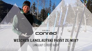 Langlauf Classic Guide  Welcher Langlaufski  Ratgeber Langlauf Classic [upl. by Porta661]