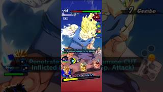 Average majin vegeta damage dblegends dragonballlegends shorts [upl. by Hanover]