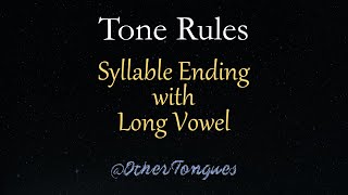 Learn Thai 09 Tone Rules  Syllable Ending with Long Vowel [upl. by Reidid723]