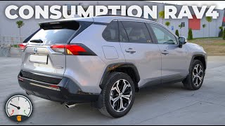 Toyota RAV4 Plugin Hybrid Consumption Test 2024 [upl. by Etnahs]