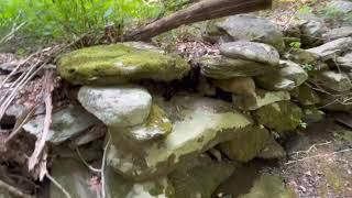 Short amp Abruptly Ending Stone Dam Wall  Adjacent Stonework [upl. by Claudius]