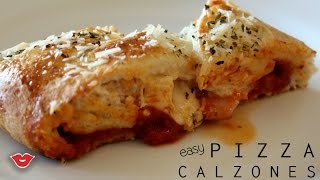 Easy Pizza Calzones  Stephanie from Millennial Moms [upl. by Emixam]