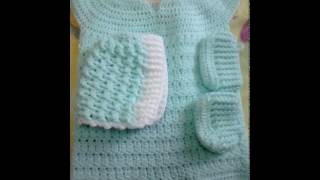 Tuto crochet Combinaison grenouillère bébé au crochet partie [upl. by Sara]