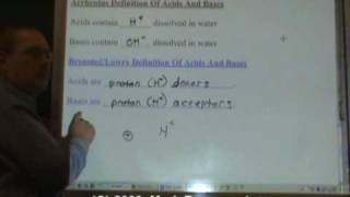 Chemistry Tutorial 114 BronstedLowry Alternate Theory Of Acids And Bases [upl. by Brittaney374]